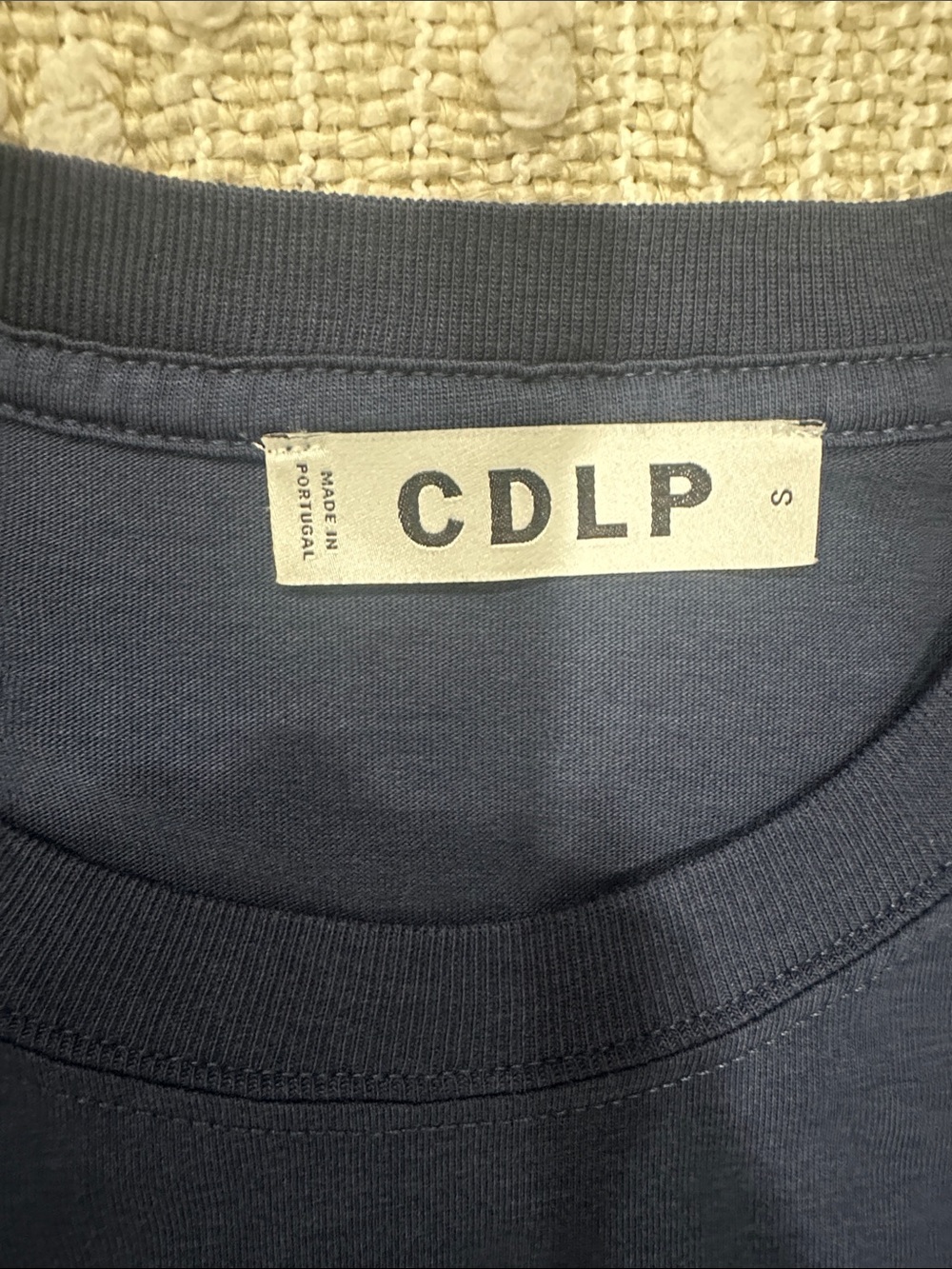 CDLP Men's Navy Short-Sleeve Crew Neck T-Shirt